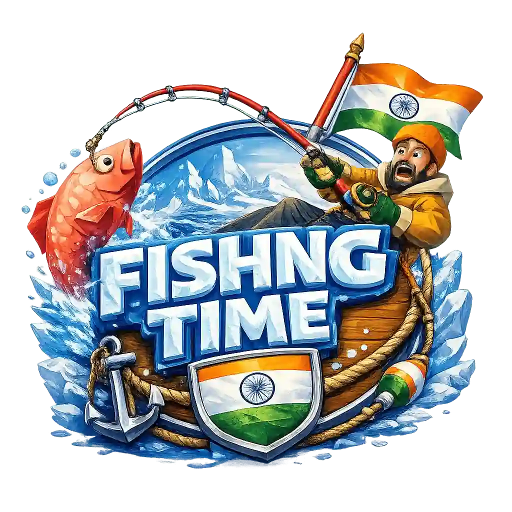 Fishing time logo